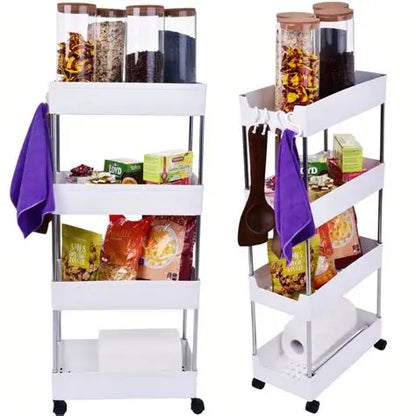 ¡Carro Organizador Multiuso 4 Niveles!