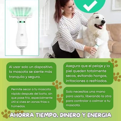 Cepillo Secador De Mascotas