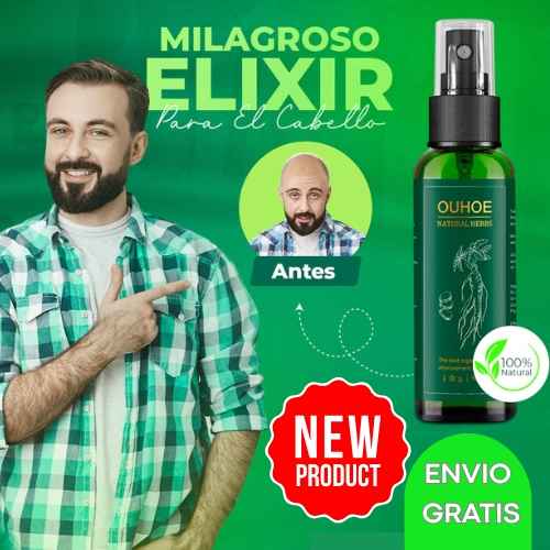 Ouhoe tónico para el crecimiento capilar